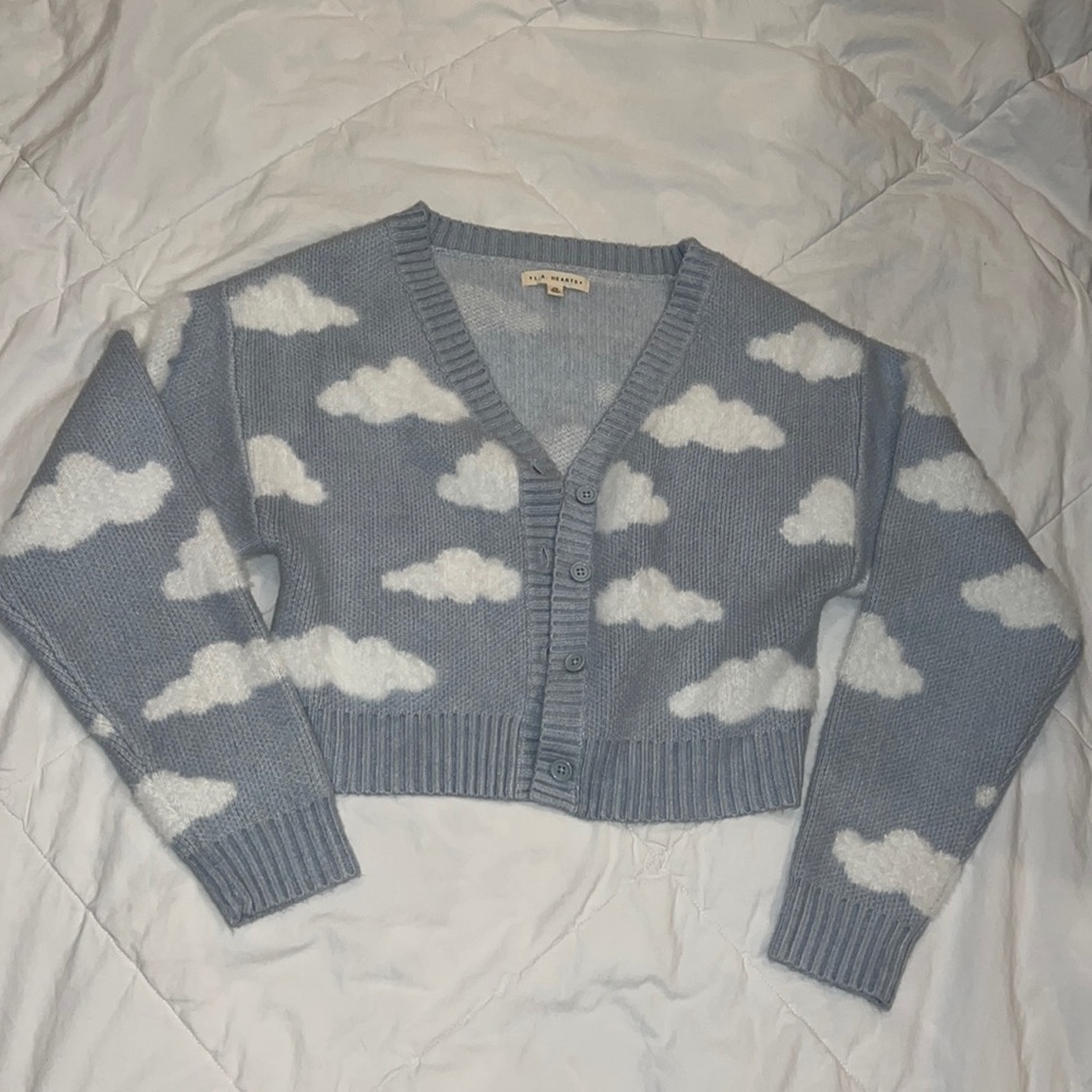 Pacsun/LA Hearts Cloud Pastel Blue Cardigan